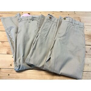 French Toast Kids Straight Fit Khaki Pants Size 10 Stretch Power Knees Uniform‎